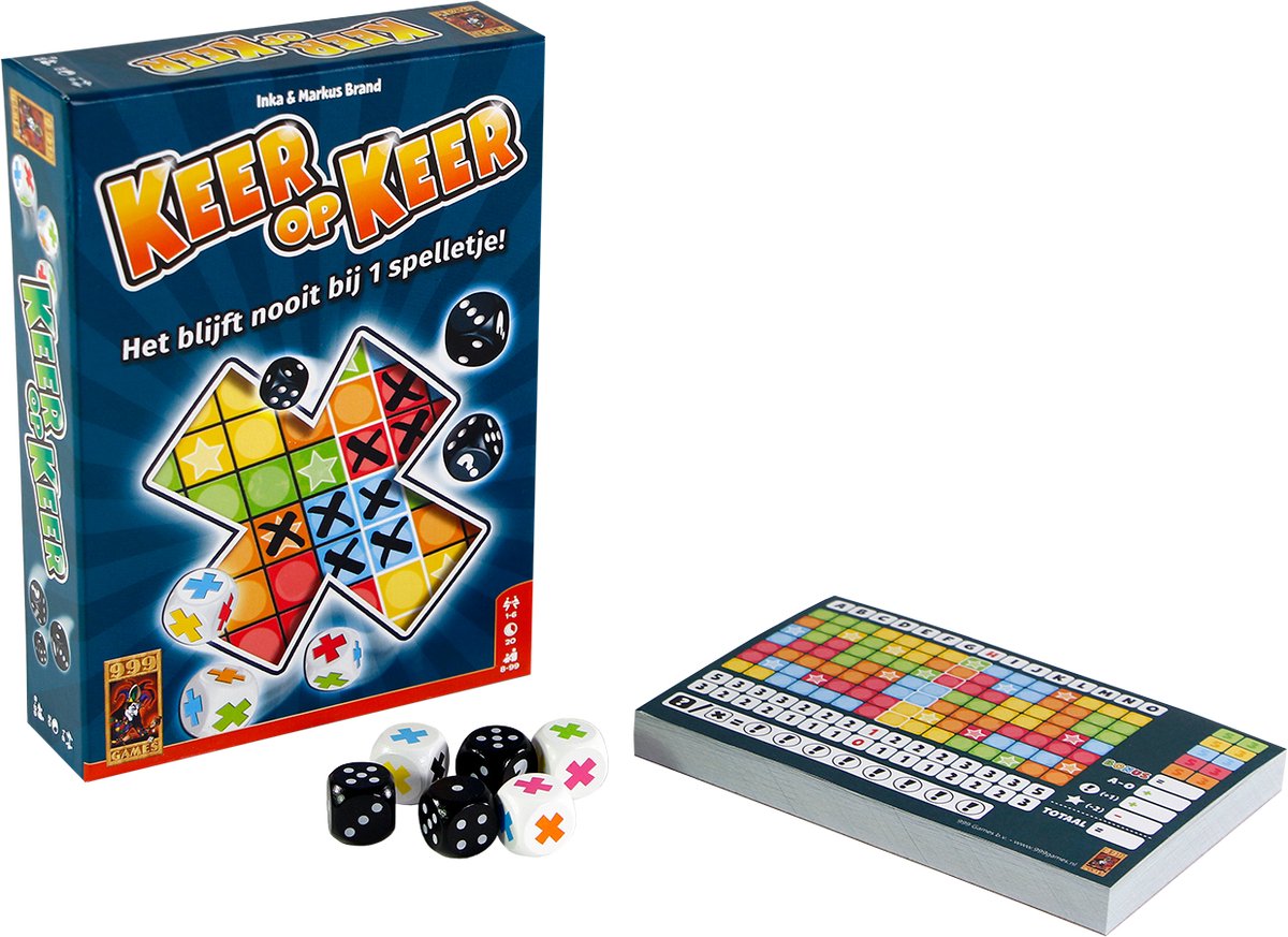 999 Games - Keer op Keer dobbelspel met Extra Scoreblokken level 2, 3 en 4 - Hét dobbelspel voor het hele gezin - Gezelschapsspel - Familiespel - Educatief spel - Klein cadeautje — afbeelding 7