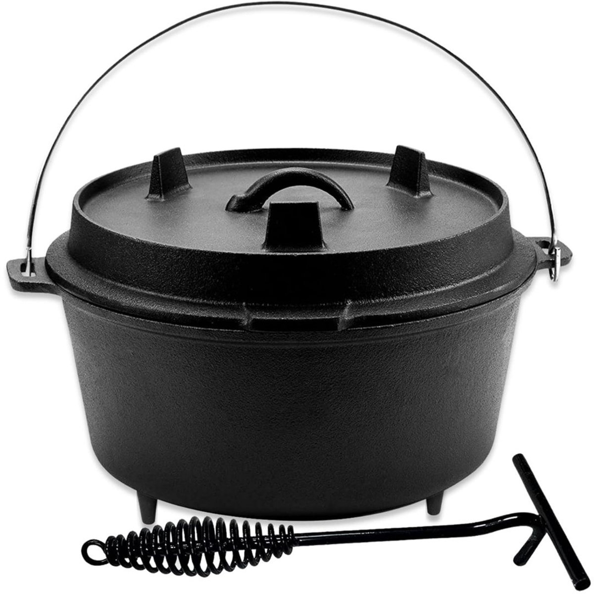 Gietijzeren Pan Bbq - Gietijzeren Skillet - Grillplaat