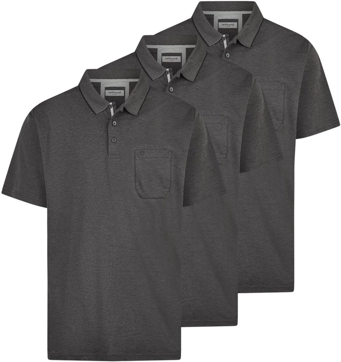 Redmond Heren poloshirt 3 pack Basic