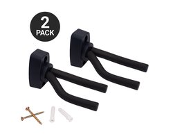 Gitaar Wandbeugel Set van 2 Stuks – Universeel – Voor Gitaar, Bas, Ukelele & Viool – Muurbeugel / Wandsteun