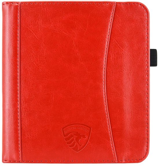 Hoesje Geschikt voor Tolino Vision 6 Sleepcover Luxe Hoes Rood van Hoesje  — afbeelding 5