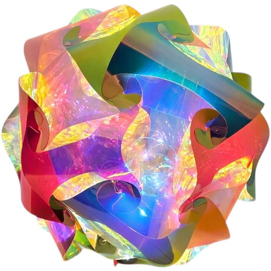 LED Bal Lamp 30 cm - 3D Effect - Kleurrijk Design Sfeerlamp - Met EU Stekker - Voor Feestdecoratie & Woonkamer & Kinderkamer van Merkloos — afbeelding 5