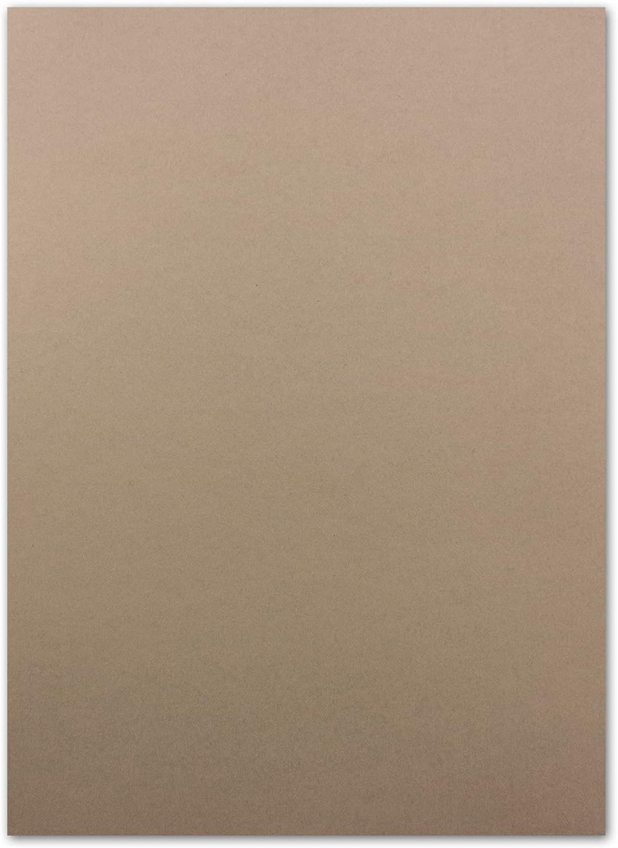200x DIN A4 Gekleurd Papier Cappuccino Bruin 110 g/m² Knutsel Knippapier