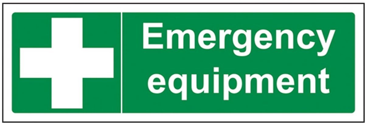 Zelfklevend EHBO Nood Signaalbord 300x100mm - Vind Eerste Hulp Apparatuur
