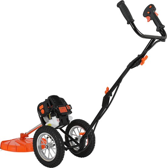 TIMBERPRO - Bosmaaier op wielen 52 cm³ - 3,0 PK met 2 maaikoppen van TimberPro — afbeelding 4