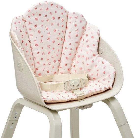 Elodie GRACE kinderstoel kussen - Eetstoel kussen - Kinderstoel bekleding - Kinderstoel - Omkeerbaar zitkussen eetstoel - Petit River Rose — afbeelding 4