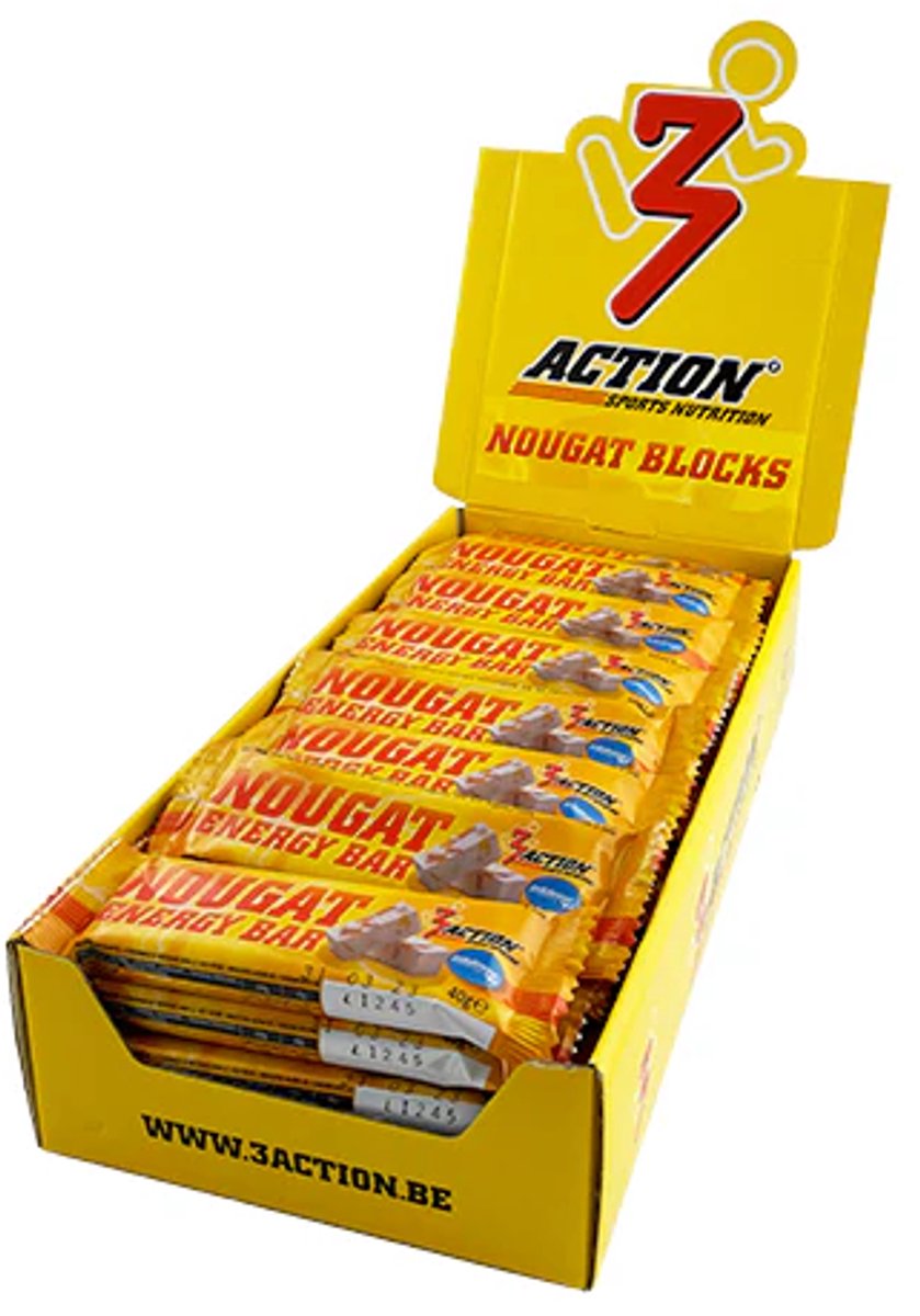 3Action Nougat Blocks Doos a 40 Stuks