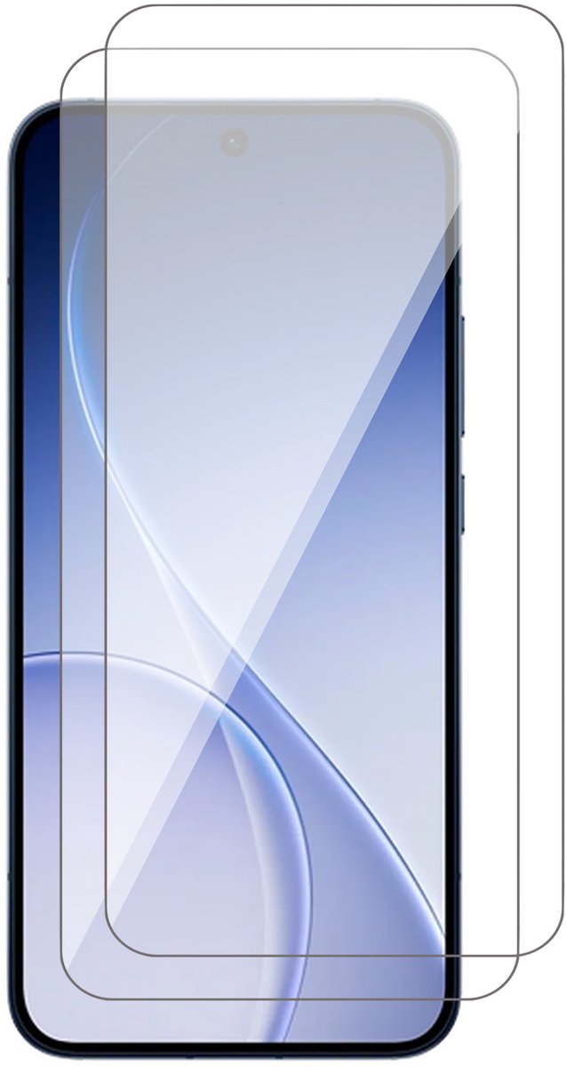 Screenprotector geschikt voor Oppo Reno 15 Pro 5G - 2x Glas Screen Protector