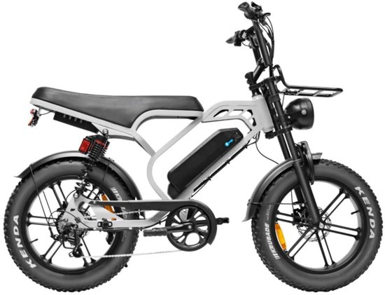 Elektrische Fatbike QMWHEEL V20 Limited 20″ 250W Motor 80 km Actieradius Dubbele Vering Hydraulische Schijfremmen