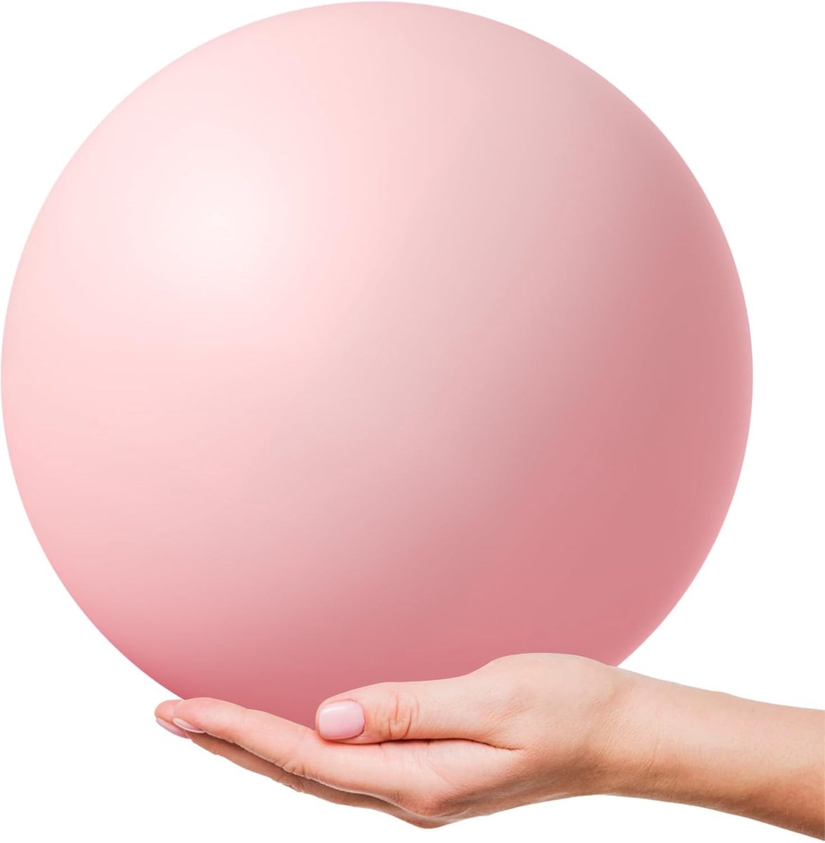 Pilates Bal - Fitness Bal - Bal 25 cm - Zachte Bal - Trainingsbal - Sport Bal - Thuis Sporten - Roze - van Imperatoris