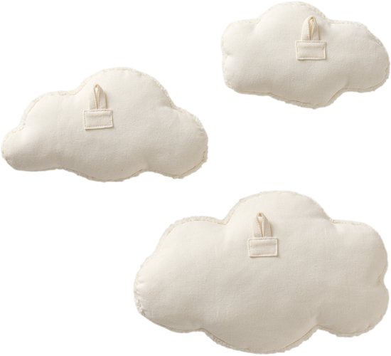 Vertbaudet Set van 3 muurdecoraties wolken — afbeelding 3