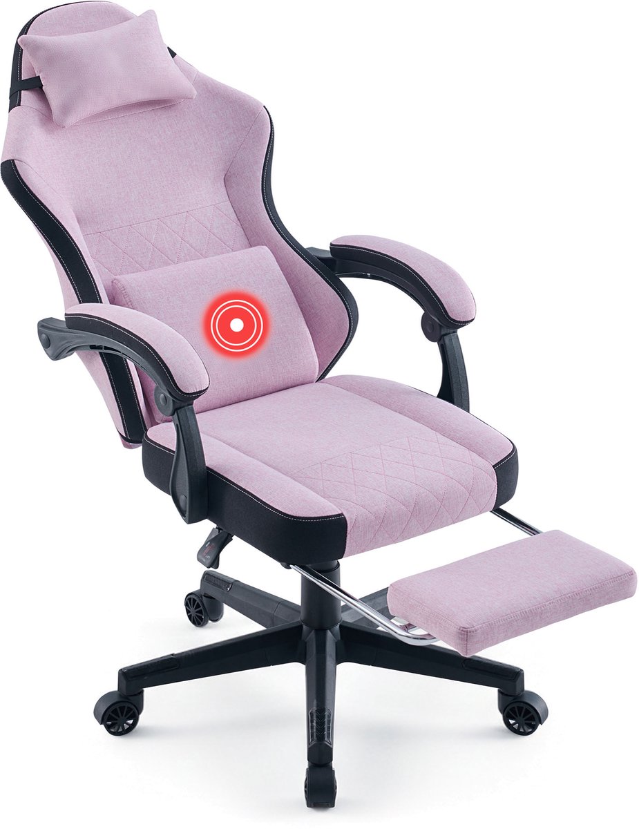 VDD Gaming Chair Roze met Massagefunctie