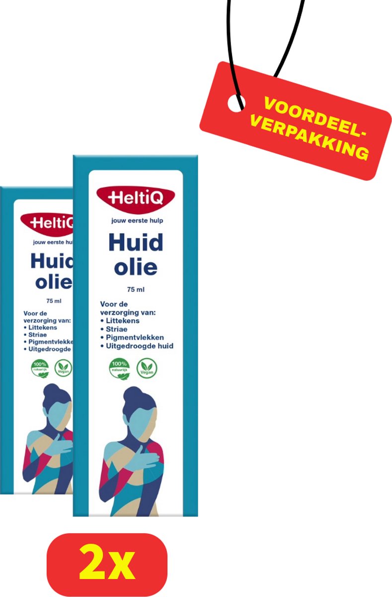 HeltiQ Huidolie - 2 x 75 ml - Voordeelverpakking