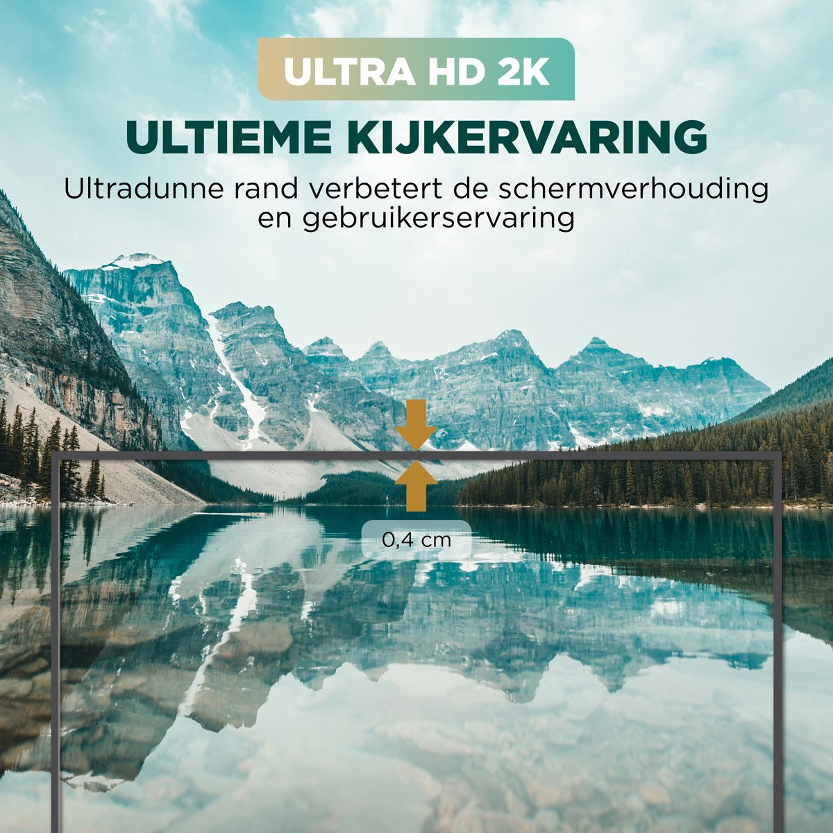 Draagbare 13 inch 2K monitor Remodius® met IPS scherm, USB-C, Mini HDMI, kickstand en beschermhoes sleeve - Afbeelding 2