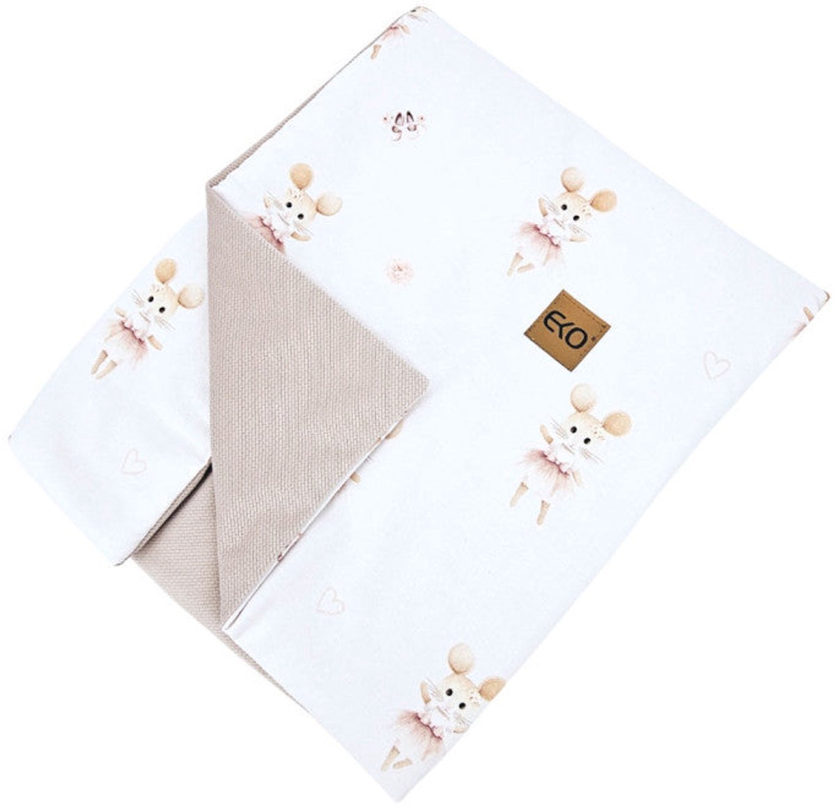 Educational blanket mat with lining — Velvet Ballerina Mouse