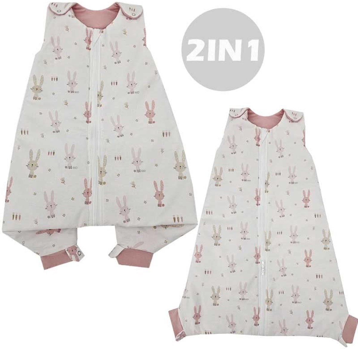 2-in-1 multifunctional baby sleeping bag BUNNY