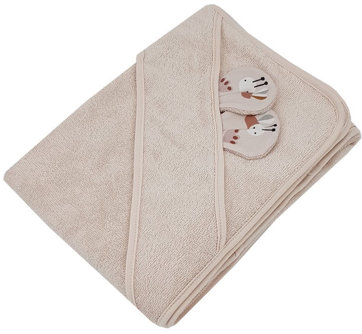 Bamboo bath cover BEES/BEIGE
