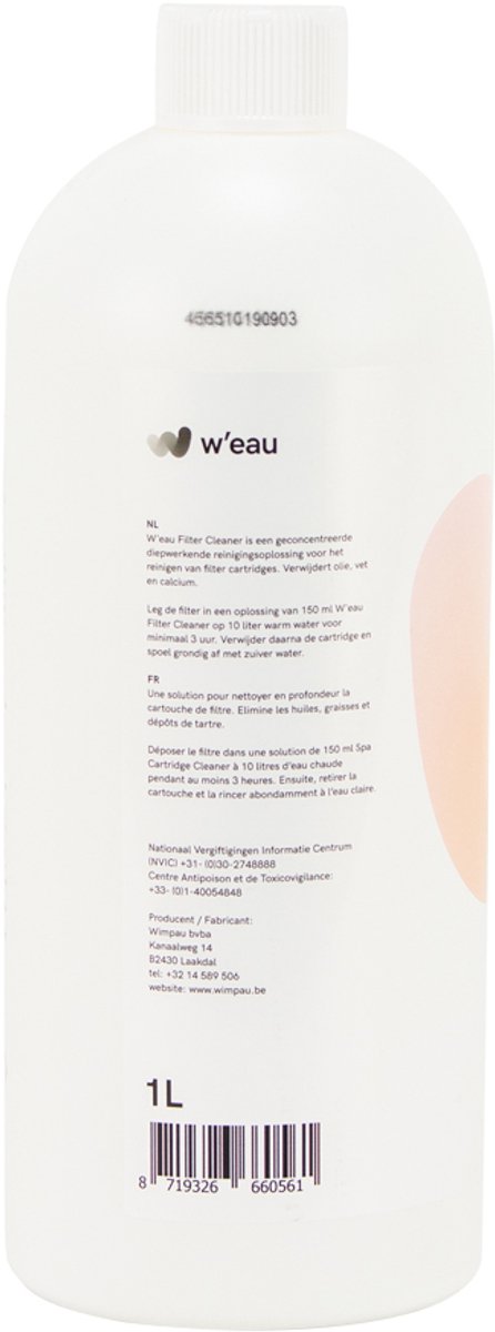 W'eau Filter Cleaner - 1 liter - afbeelding 2
