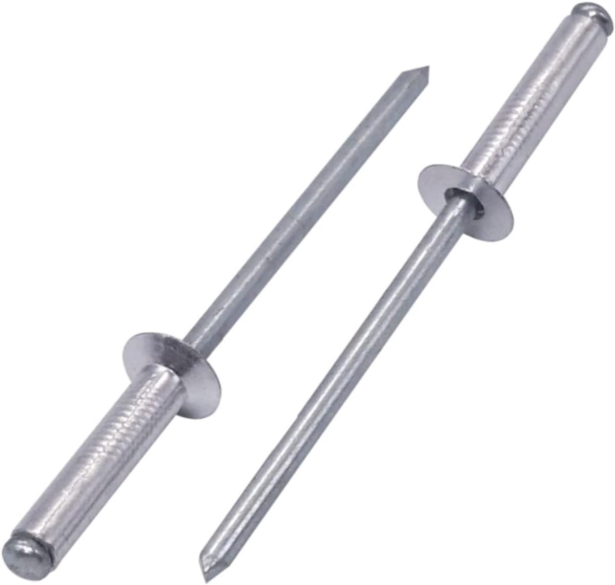 100x Aluminium Blindklinknagels 3,0 x 16 mm met Stalen Doorn