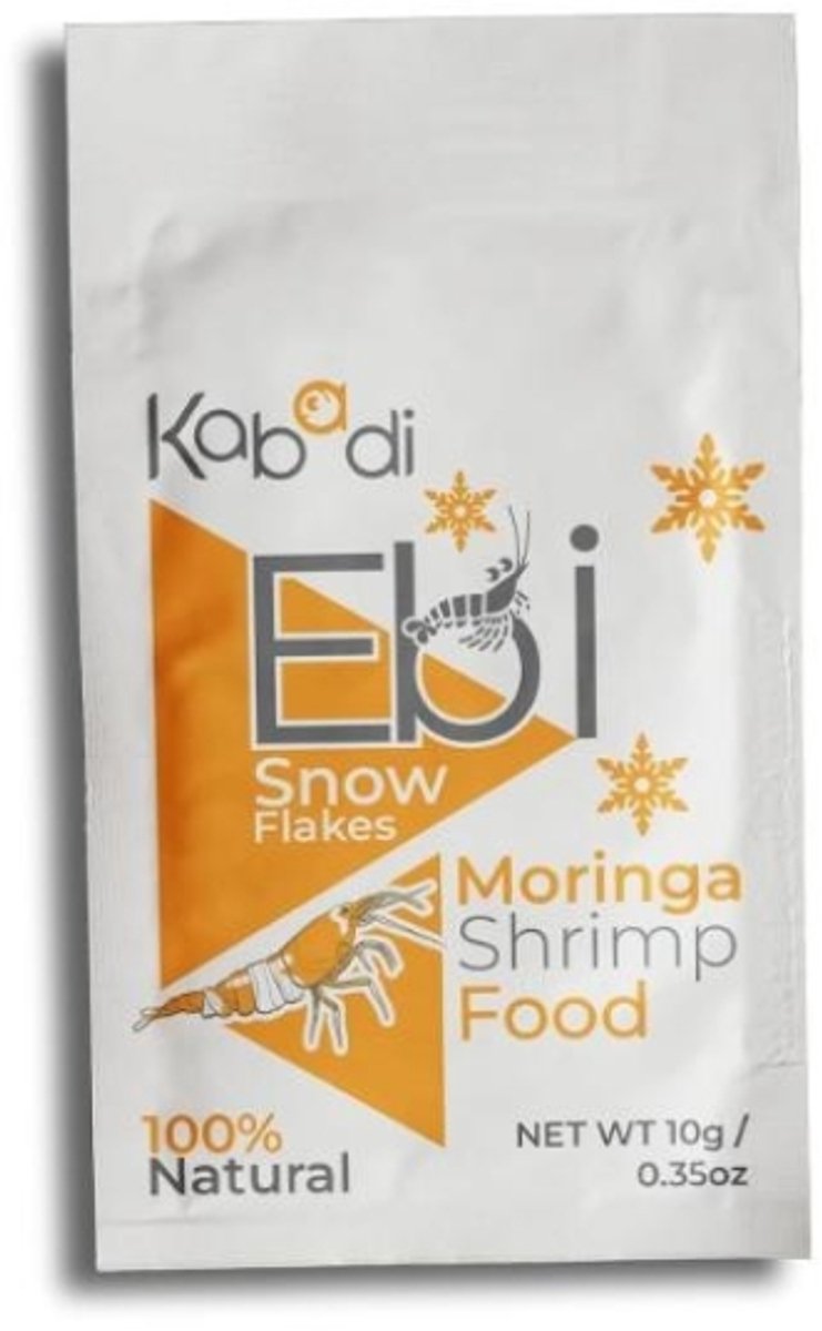Garnalenvoer - Shrimp food - Kabadi - Ebi Snow Flakes Moringa