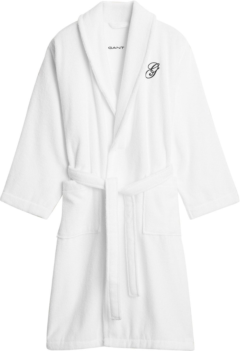 GANT Badjas EMBROIDERY ROBE Set van 1
