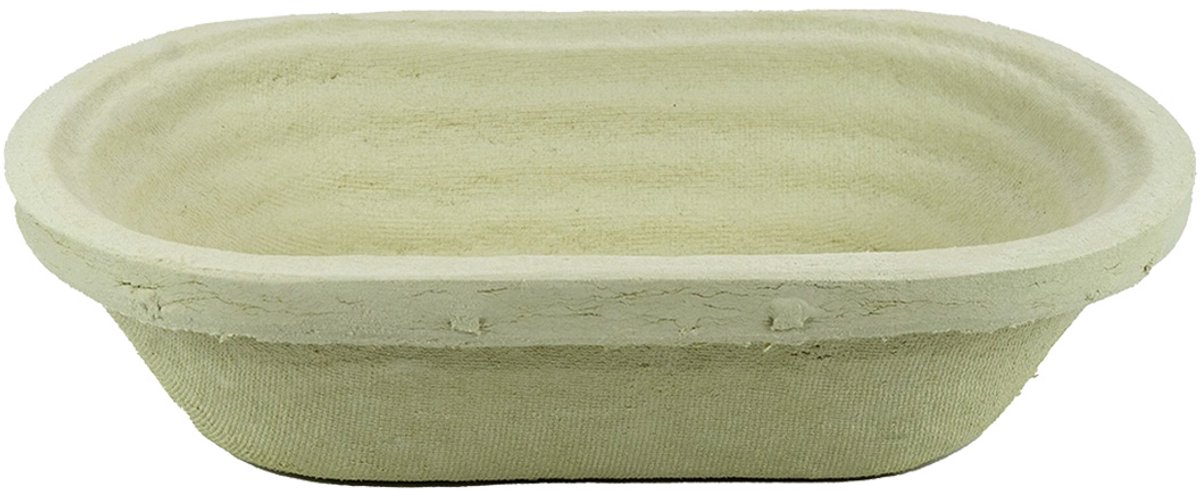 Rijsmandje Houtpulp Ovaal 26x15cm (500 tot 900 gram deeg)
