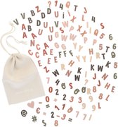 Magnetische Letters & Cijfers Alfabet Set - 131-delig - Magneet Letters (Alfabet), Getallen en Symbolen - Voor Magneetbord, Koelkast of Whiteboard - Decoratief & Educatief - Clover Living