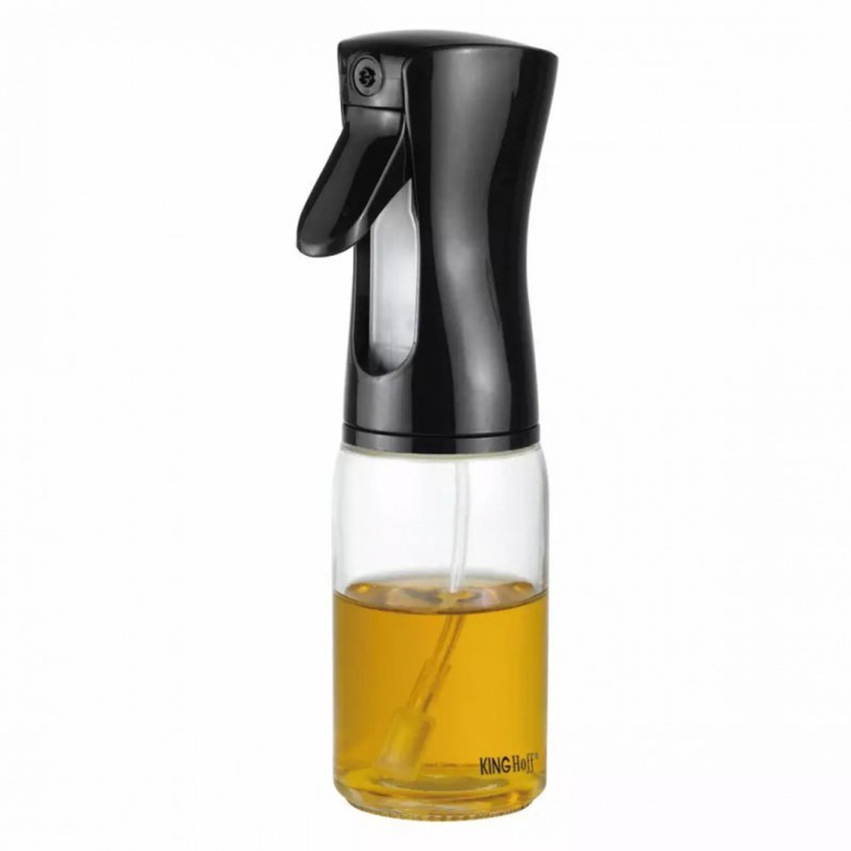 Kinghoff Serie - Keukenspuit Voor Azijn En Olie - Roestvrij Staal - Glas