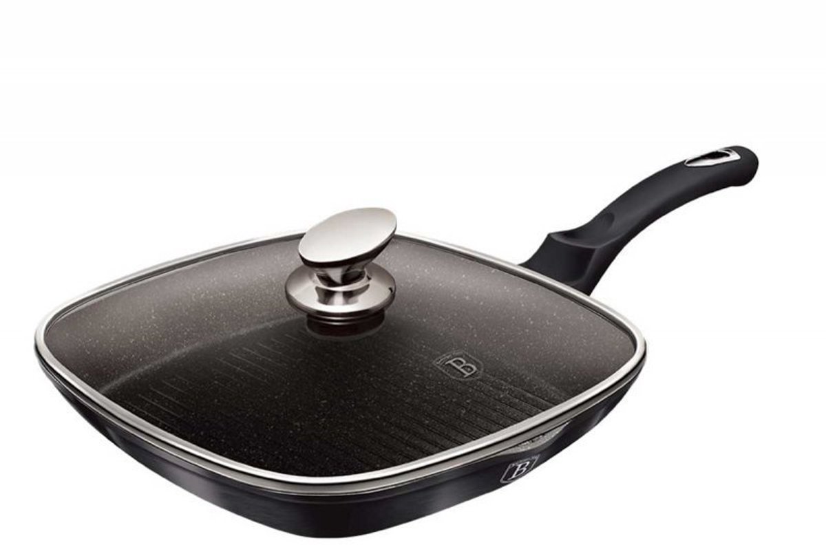 Berlinger Haus Grillpan Carbon Pro 28 X 28 Cm Aluminium Zwart
