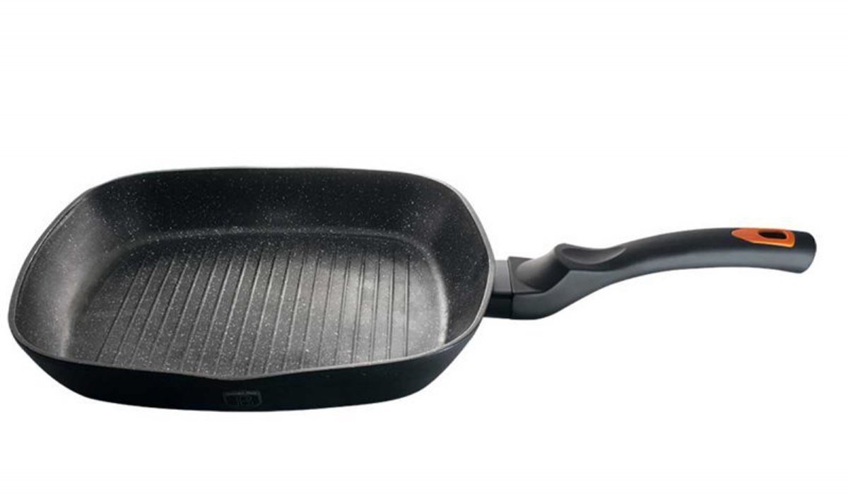 Berlinger Haus Granit Diamond Line - Grillpan - 28 cm - Graniet - Soft Touch Handgreep