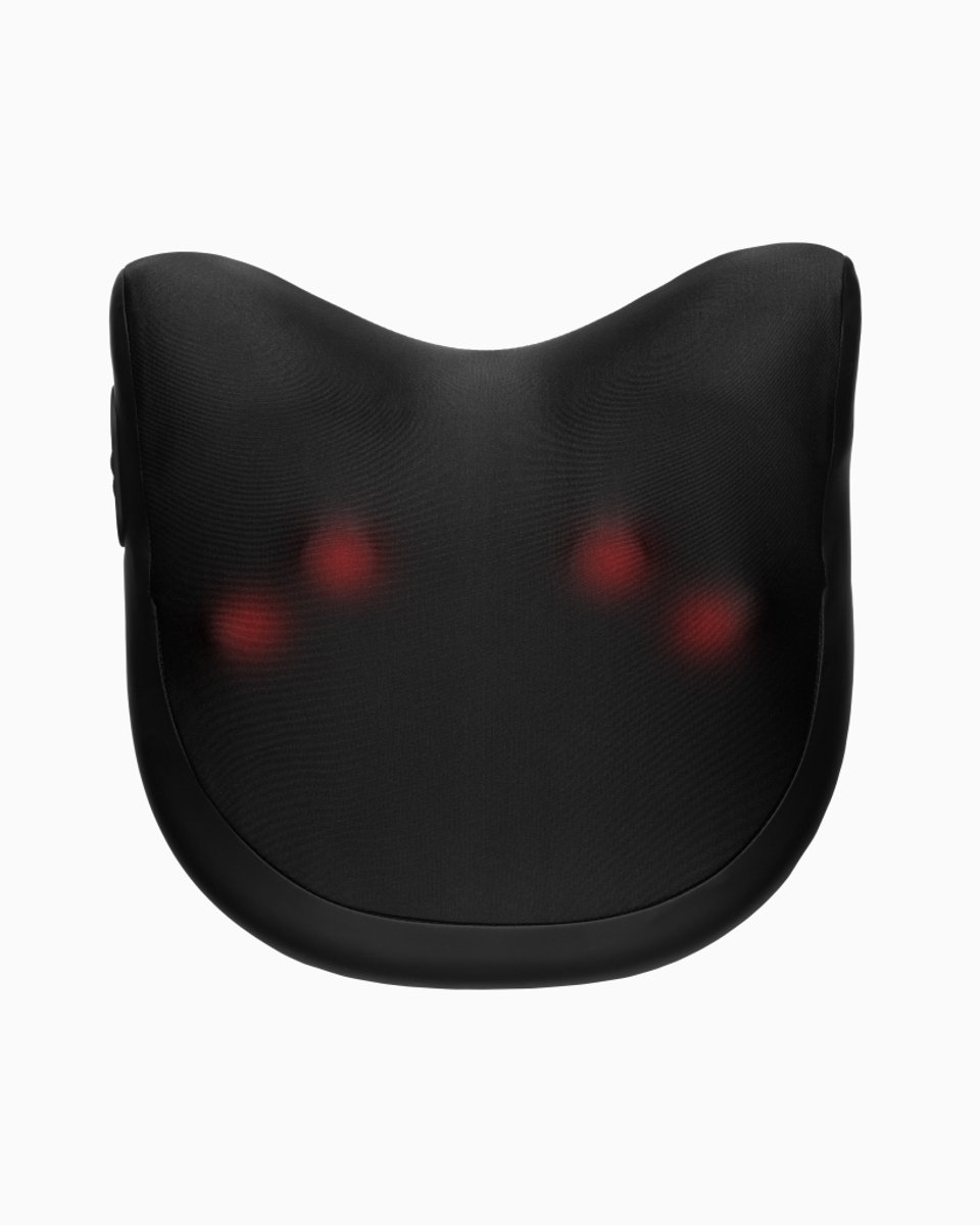 Flowlife Flowpillow Pro – Shiatsu Massagekussen met Warmte – Verstelbare Nek- en Rugmassage – Infrarood (tot 42°C) – Oplaadbaar Spierherstel Kusse