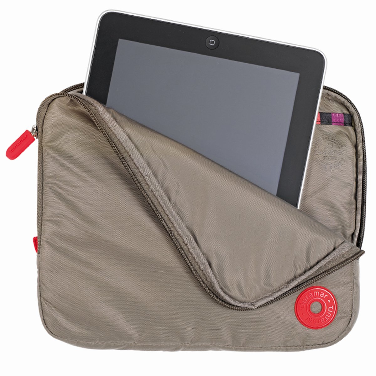 Ipad-tablet hoes large taupe