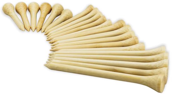 Bamboe Golf Tee- 54mm - 50 stuks-Golftrainingsmateriaal - Trainingsmaterialen - Golfset — afbeelding 4
