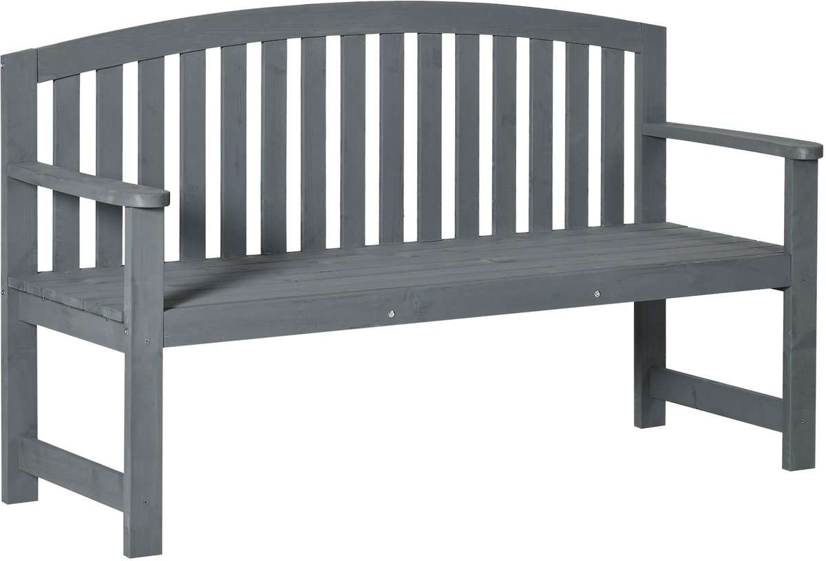 4goodz 2-zits Houten Tuinbank - tot 240 kg belasting 140x50x85 cm
