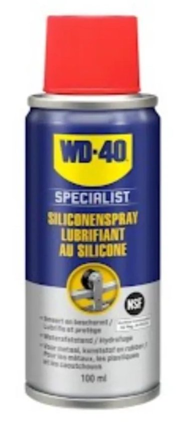 WD-40 Specialist® Siliconenspray - 100ml - Smeermiddel - Siliconen - Gereedschap en hogedruk apparatuur