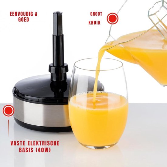 Zyrex® Citruspers electrisch - Citruspers - Sinaasappelpers - Zwart/Zilver - ‎20cm x 14cm x 21cm van Merkloos — afbeelding 2
