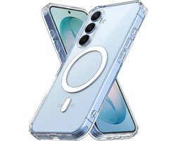 My Case Transparant Hoesje - Geschikt voor Samsung S26 - Geschikt voor MagSafe - Slank - Sterk en Shock proof