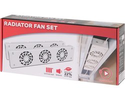 Slimme Radiator Ventilator Set - 2 Stuks - Stille Radiatorventilatoren - Bespaar Energie & Verspreid Warmte Sneller - Geschikt voor de meeste radiatoren - Eenvoudig met magneten te bevestigen