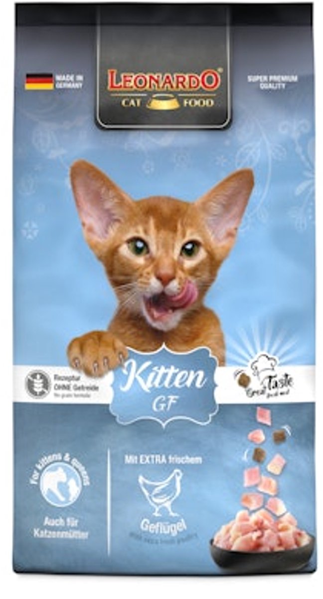 Leonardo Leonardo - Kitten GF - 7,5 kg - Hypoallergeen Kattenbrokken