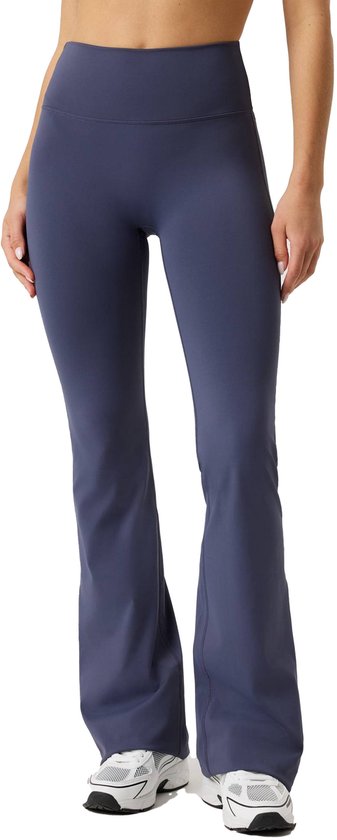 Short de sport Björn Borg Sportbroek Wijde Pijp Dames - Flare Tight - Polyester recyclé - Gris foncé - Taille M