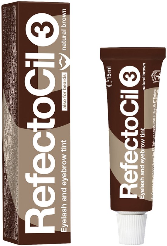 RefectoCil Wenkbrauw- en Wimperverf - Nr. 3 Bruin - 15 ml