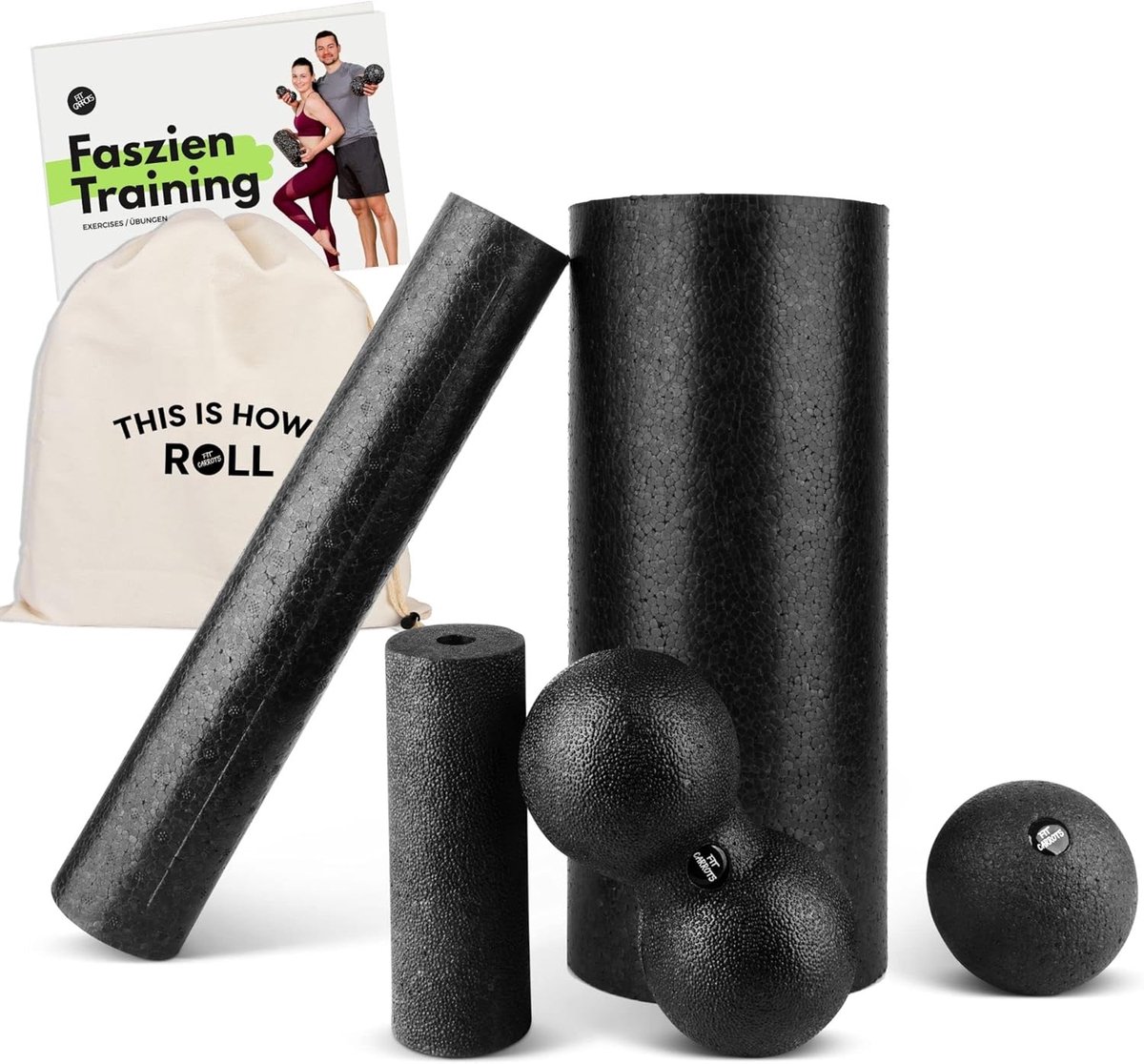 Fascia Set - Triggerpoint Rollers - Zelfmassage Herstel - Vier Delige Set - Verschillende Maten