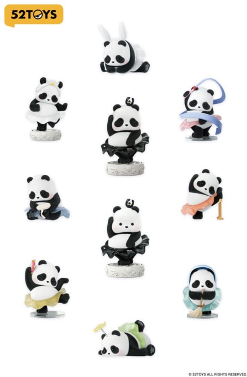Panda Roll Blind Box Figures Assortment Ballet Performance 7 cm (8)