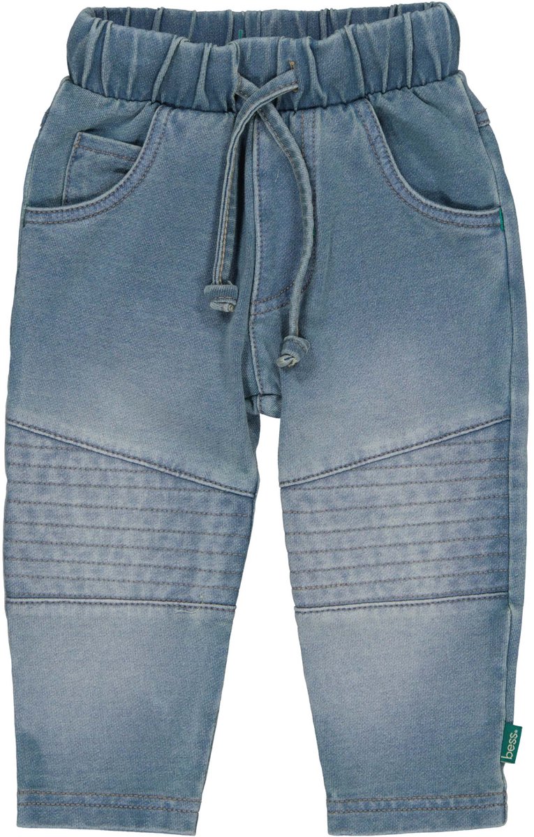 B.E.S.S. Baby Broek Jog Denim Stone Wash maat 86
