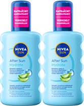 NIVEA SUN Hydraterende & Kalmerende Aftersun Spray - Verkoelt en verzacht - Met aloë vera en hyaluronzuur - Duo Packs - 2x 200 ml