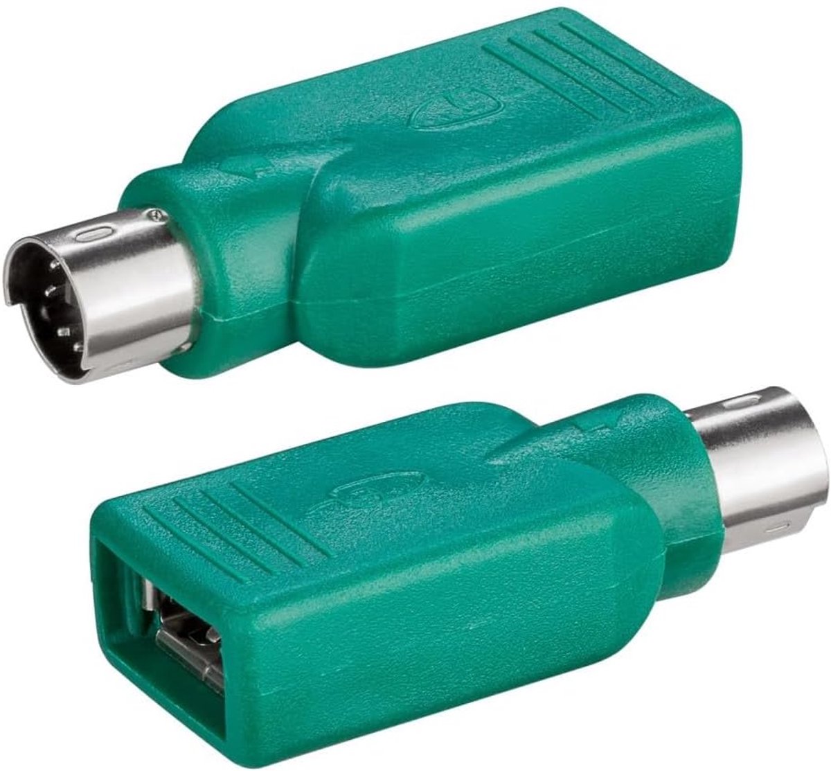 USB naar PS2 Adapter Kabel voor Muis of Toetsenbord - Groen