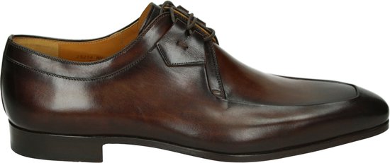 Magnanni - 25214 - Nette herenschoenenHeren veterschoen - Kleur: Bruin - Maat: 45