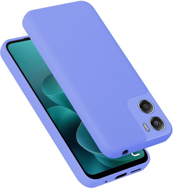Cadorabo Hoesje geschikt voor Motorola Moto G06 Case in Liquid Lichte Paars Beschermhoes gemaakt van flexibel TPU silicone etui cover mobiele telefoonhoesje