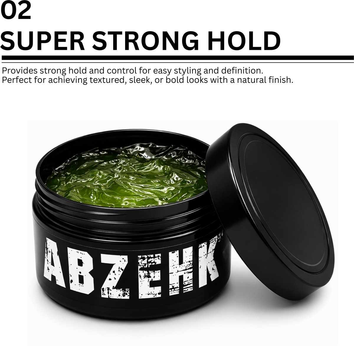 Haargel - Ultra Hard Touch - Transparant 450ml - Geel 300ml - Abzehk - Met Styling Kam - Haarstylingtools