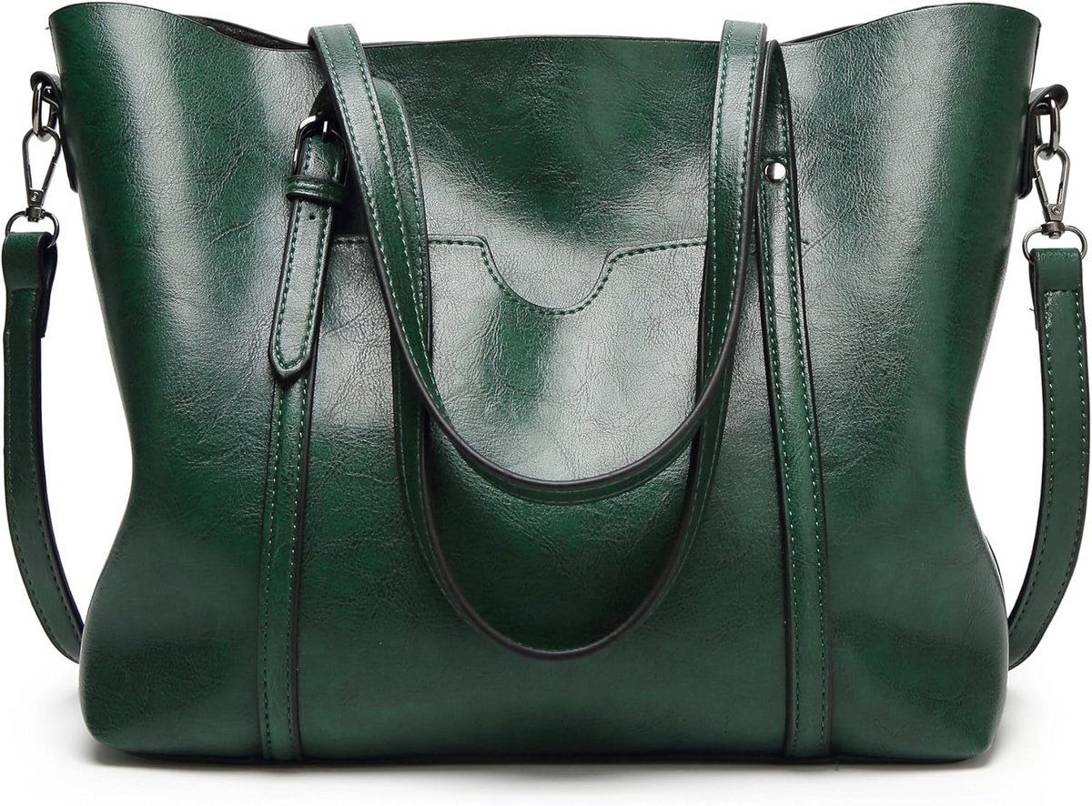Stijlvolle Dames Hobo Schoudertas van PU-leer met Crossbody Optie